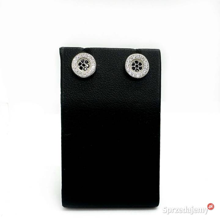 Nowe Srebrne Rodowane Kolczyki Próby 925 14g Kolczyki warmińsko-mazurskie Elbląg