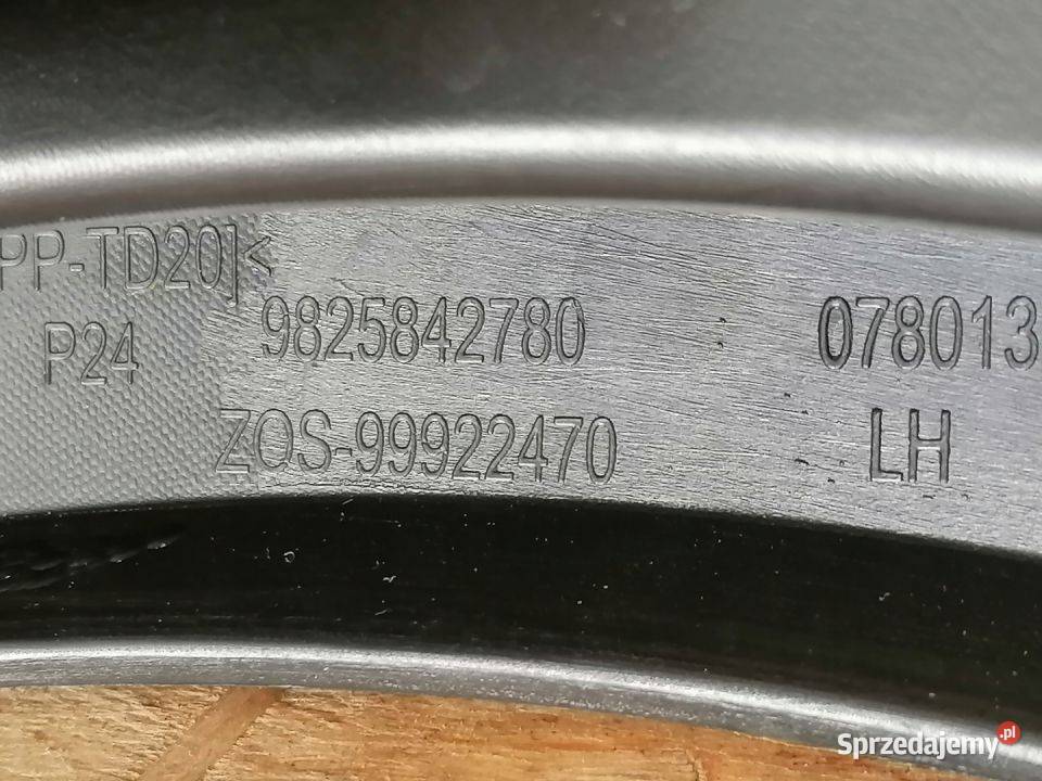 PEUGEOT 2008 II ŚLIZG ZDERZAK LEWY TYŁ osobowe Pleszew