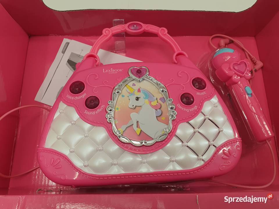 Lexibook unicorn karaoke dzieci torebka