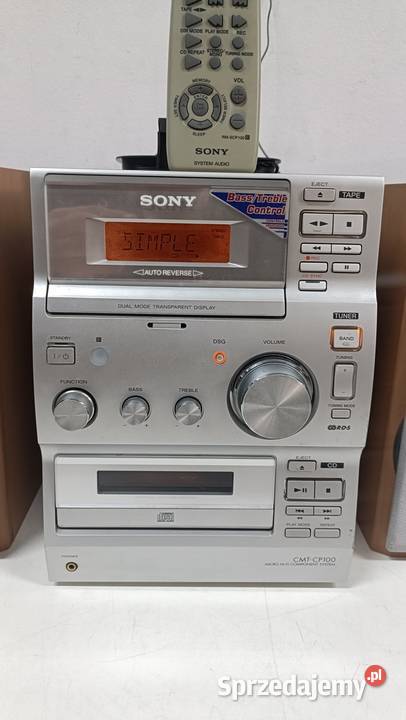 SONY CMTCP100 Komplet Stereo wielkopolskie Poznań sprzedam