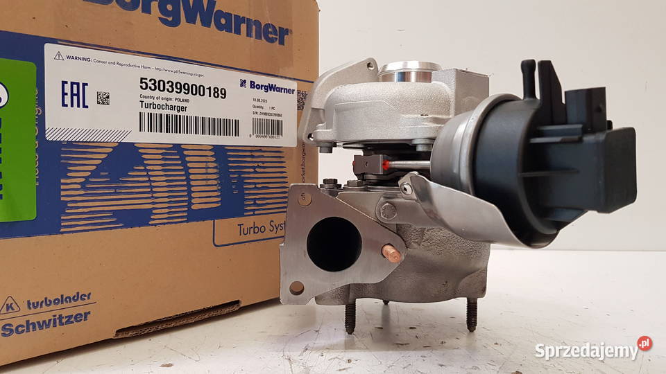 Turbosprężarka BorgWarner 53039880189 mazowieckie Siedlce