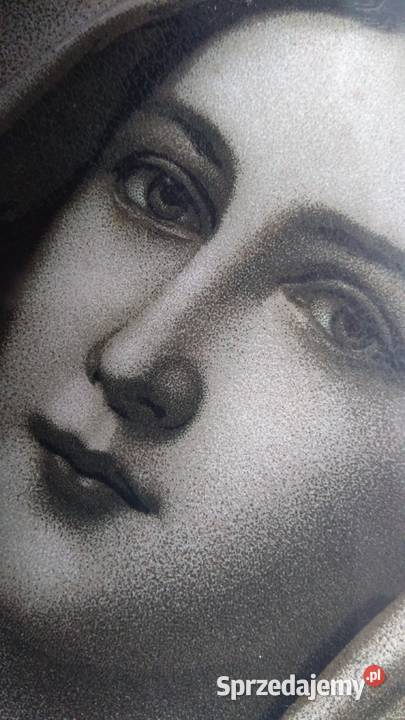 STARE ŚWIĘTE OBRAZKI JEZUS MARIA OLEODRUK Warszawa