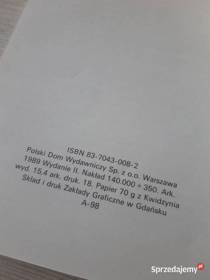 Upiorny Legat Joanna Chmielewska 1989 śląskie