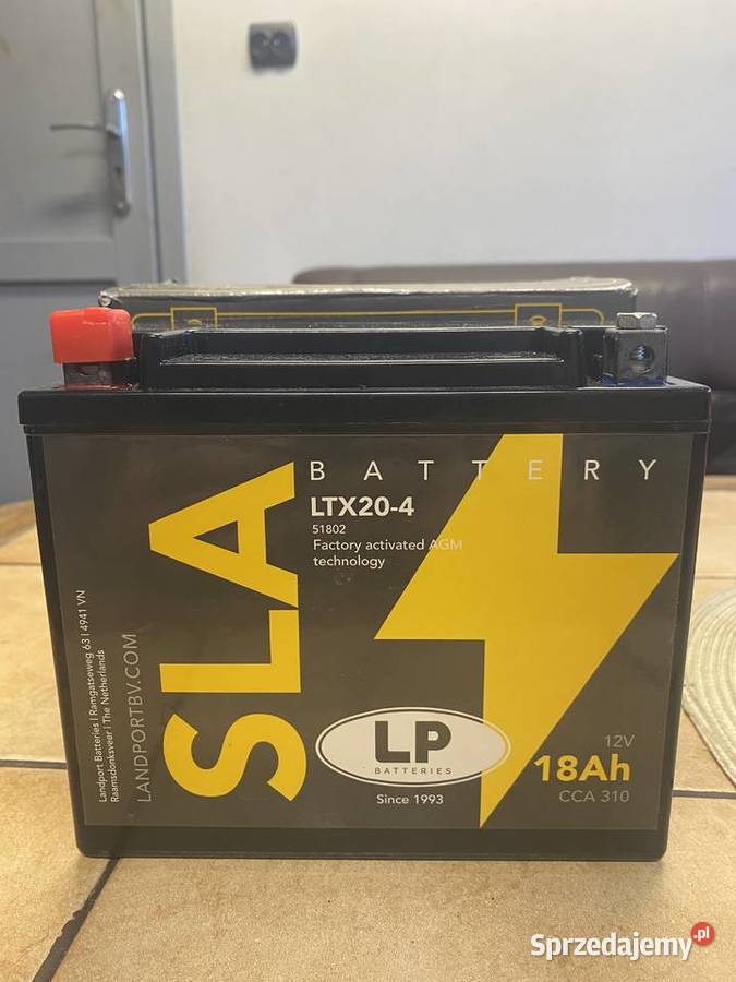 LANDPORT AKUMULATOR motocyklowy YTX204 12V 18AH Łódź sprzedam