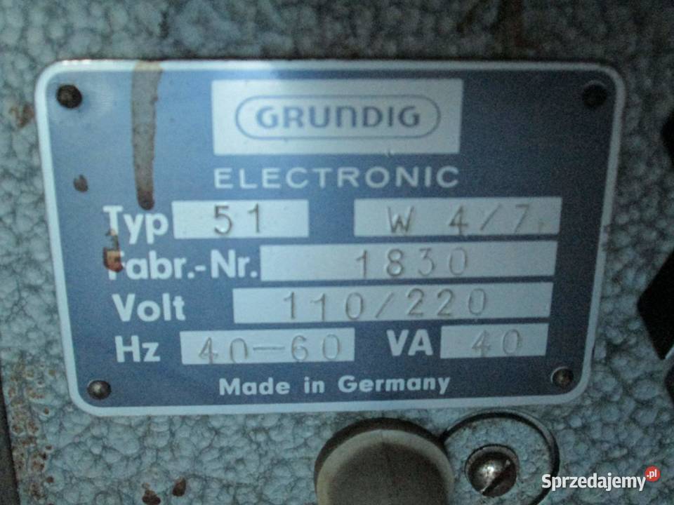Grundig stary oscyloskop lampowy W 47