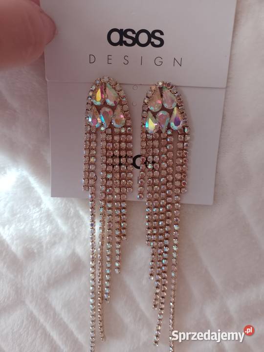 ASOS Mega długie Bogato zdobione kolczyki z Kraków