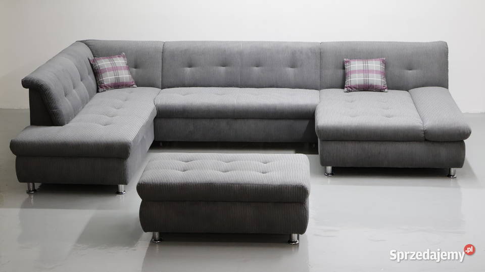 TMA NowY narożnik Wielkie U funkcja spania PUFA 340cm Poznań sprzedam