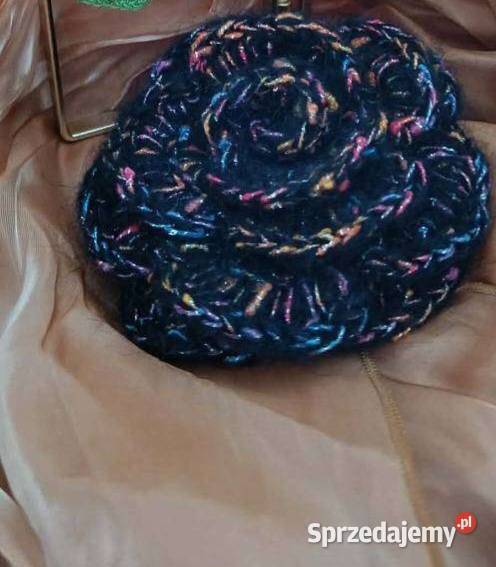 Szydełkowy kwiat zamiast bukietu kwiatów Lublin