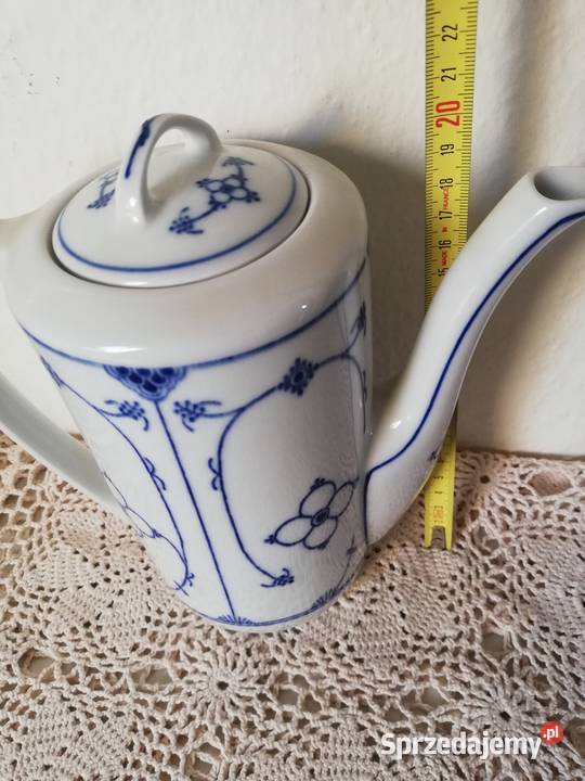 Dzbanek porcelana kahla wzór słomkowy małopolskie Gorlice