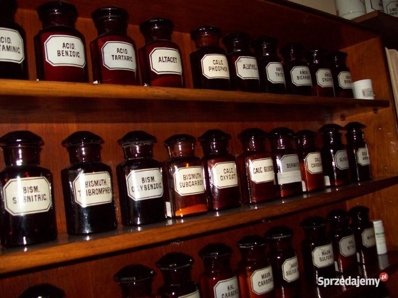 Stare naczynia apteczne śląskie