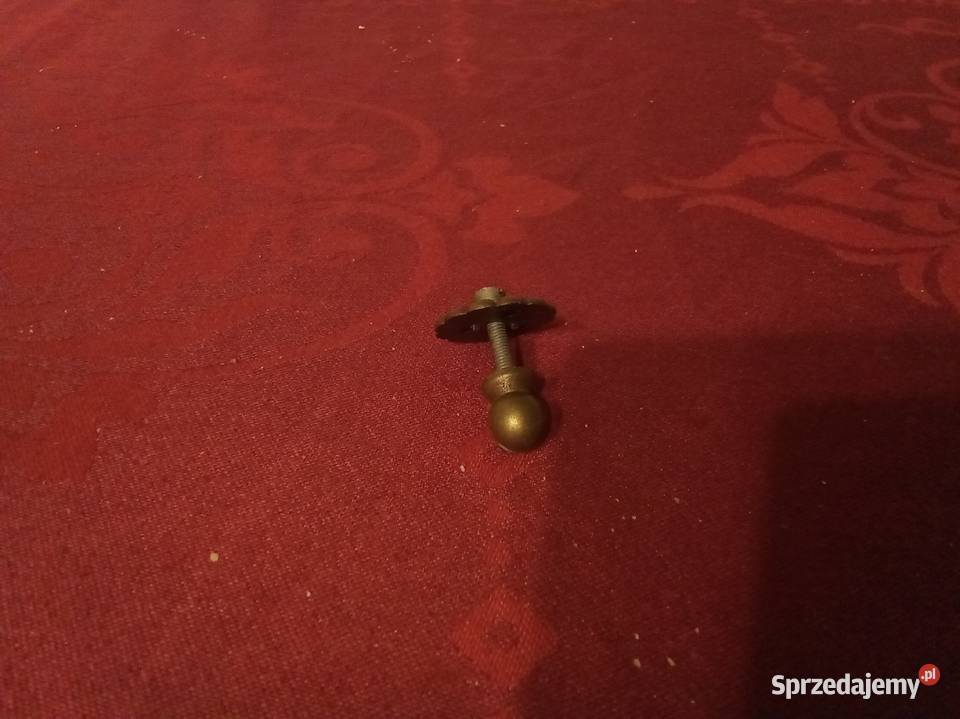 Gałka kwiat do szafki PRL Warszawa