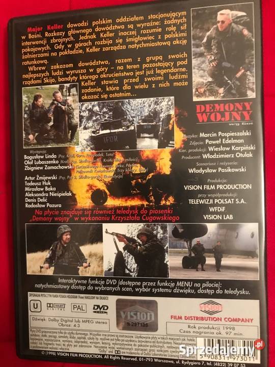 Demony wojny dvd DVD i Blu-ray