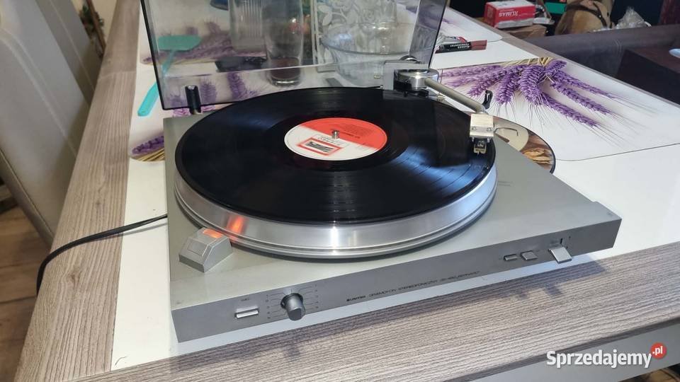 Gramofon Unitra Fonica GS460 Bernard srebrny Warta