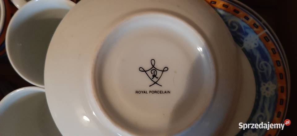 Komplet porcelanapodstawki i kubeczki dolnośląskie Wrocław
