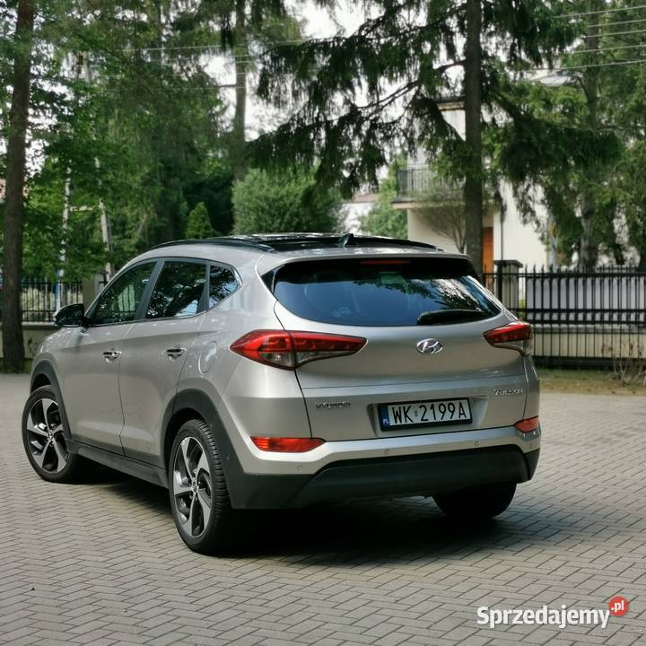 Hyundai Tucson 17 CRDi 141 Automat Panorama beżowy Warszawa sprzedam