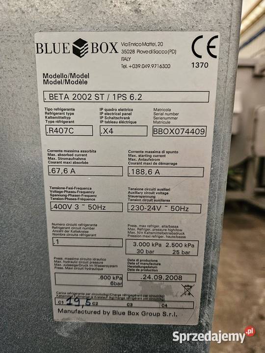 Masownica próżniowa z chłodzeniem 8000 l Krotoszyn