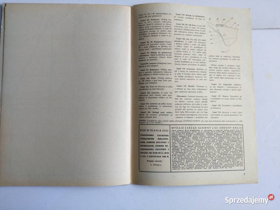 Mały Modelarz 61984 Statek szkolny Zawisza Dąbrowa Górnicza