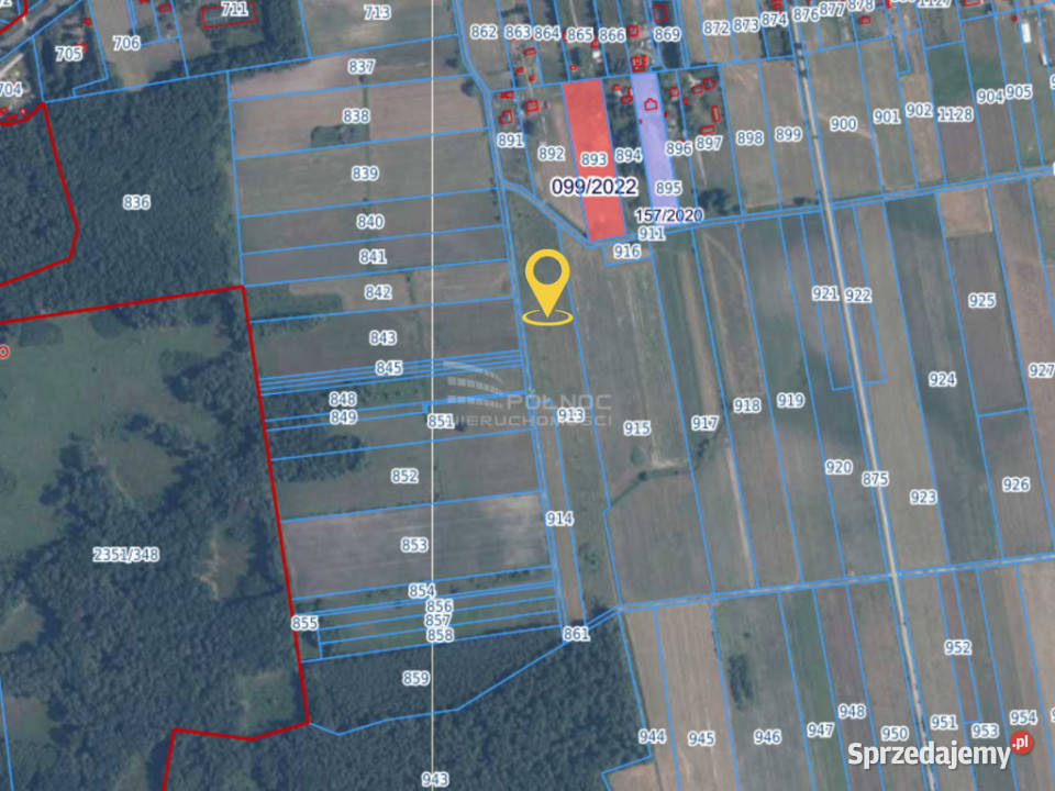 Działka rolna 247 ha Dominiczyn gmina Stary Brus