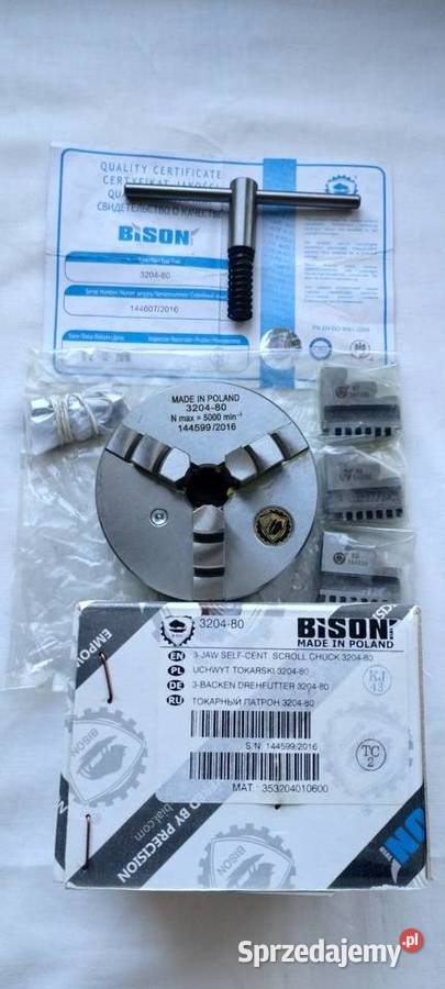 Uchwyt tokarski nowy 320480 BISON Warszawa
