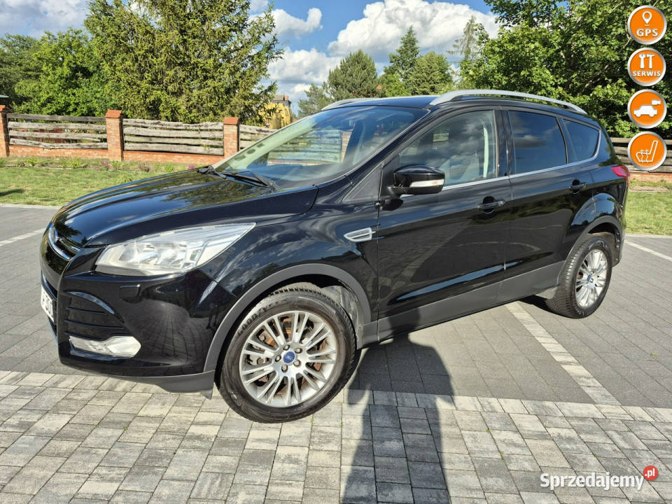 Ford Kuga ledy navi manual kamera grzane fotele aluminiowe felgi Drelów