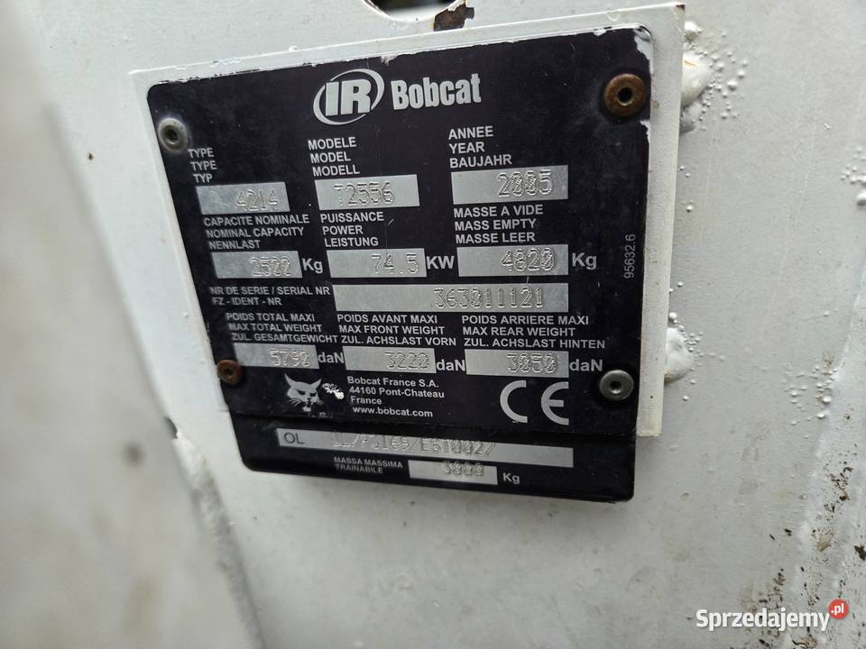 Ładowarka Bobcat t2556 manitou massey ferguson nieuszkodzony Barłogi