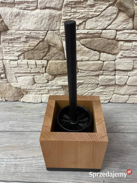 Szczotka do WC toaletowa drewniana LOFT buk Dębica
