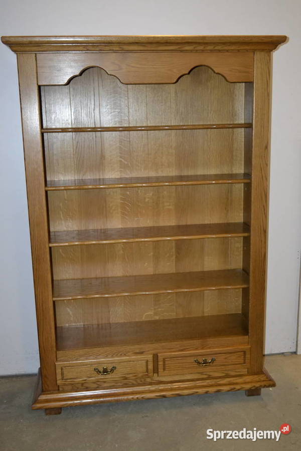 regał stylowy biblioteka dąb śląskie Będzin