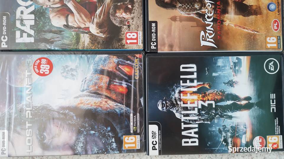 Duży zestaw gier komputerowych Warszawa