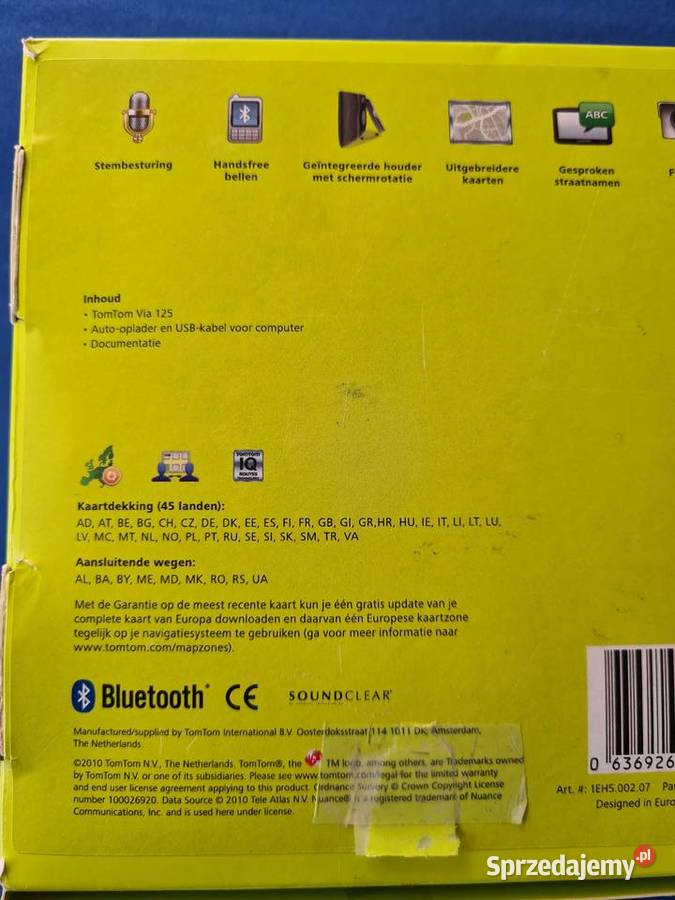 Nawigacja samochodowa Tomtom Via 125 Pozostałe Nowa Sól