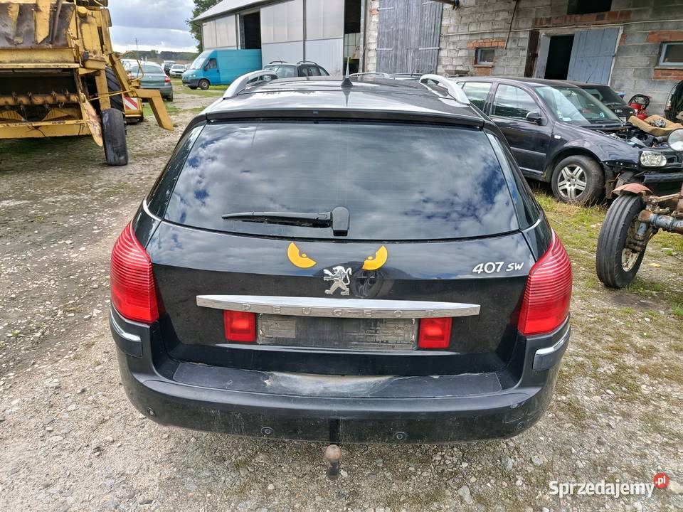 Peugeot 407 20 HDI 100 kW 2005 r dawca części Samochody na części Szklarka Myślniewska