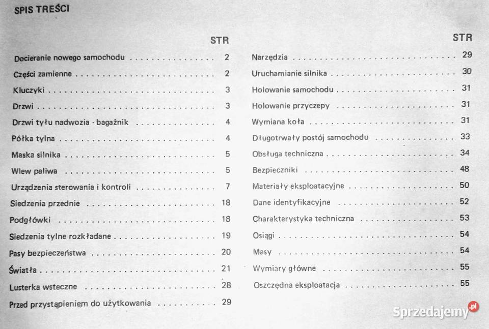 FSO Polonez Caro 15 16 Instrukcja Chełm
