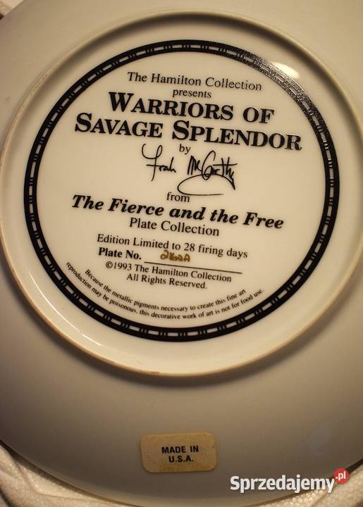 Warriors of Savage Splendor talerz kujawsko-pomorskie