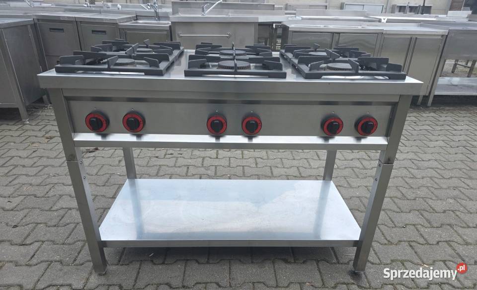 Kuchnia Gazowa 6 Palnikowa REDFOX 36 kW M1234 N Nowe Skalmierzyce