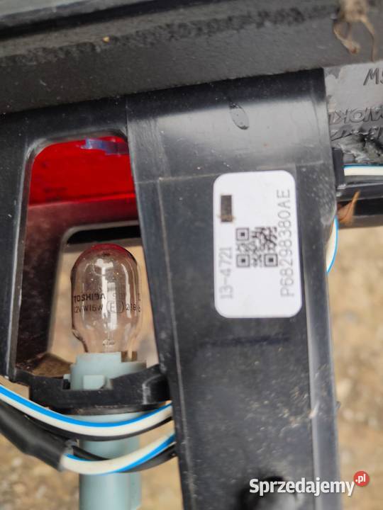 Ram 1500 2019 Lampa tylna P68298380AE osobowe Zielęcice