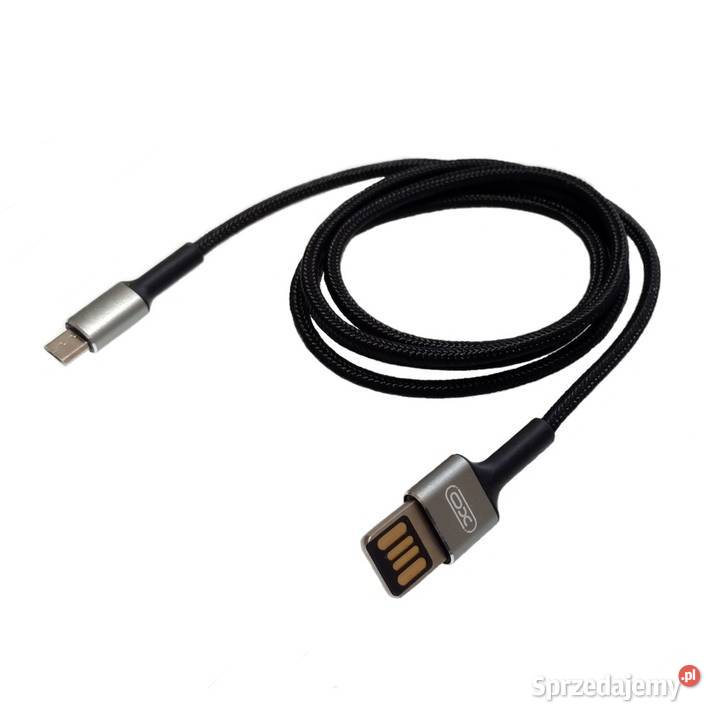 Kabel USB micro mikro 1m 2,4A mocny przewód w oplocie