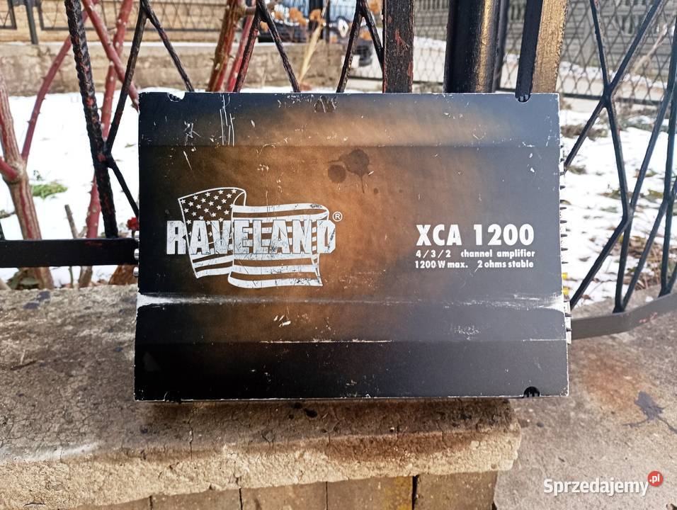 Wzmacniacz samochodowy 4 kanałowy Raveland Niegowonice sprzedam