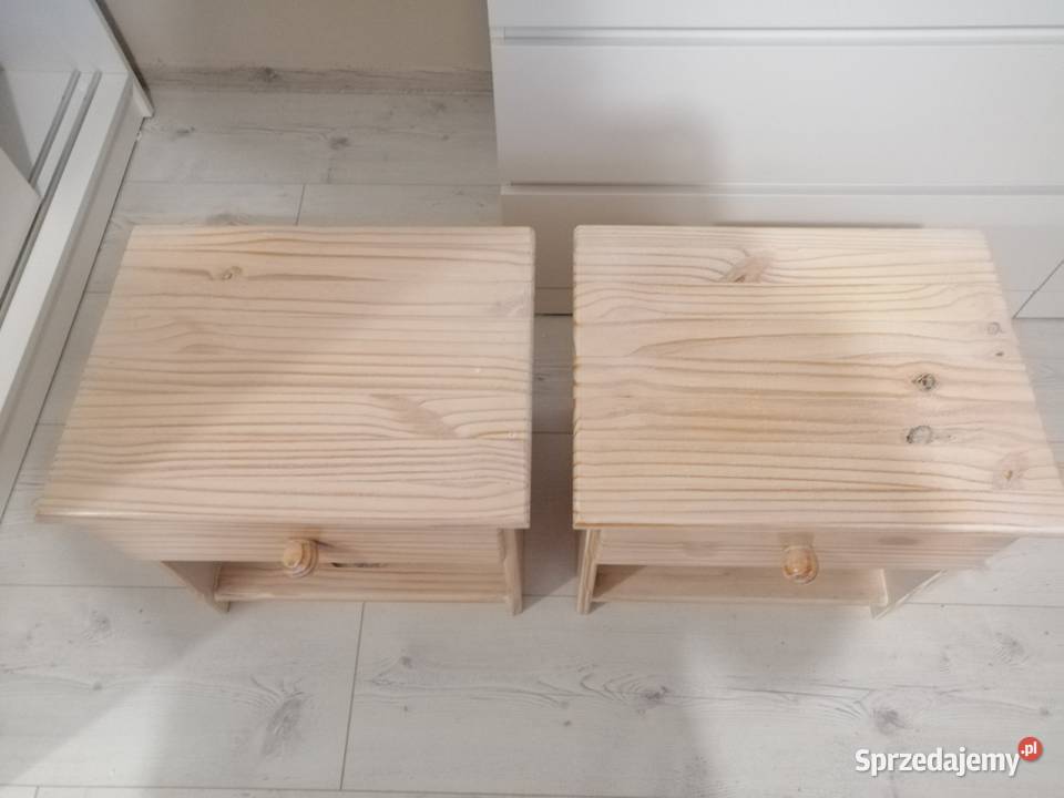 szafka nocna sosnowa Rościno