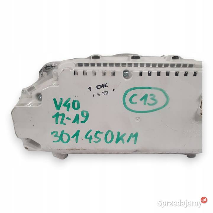 LICZNIK ZEGARY 31412271 Volvo V40 II 16 D2 Liczniki i zegary lubelskie Chełm
