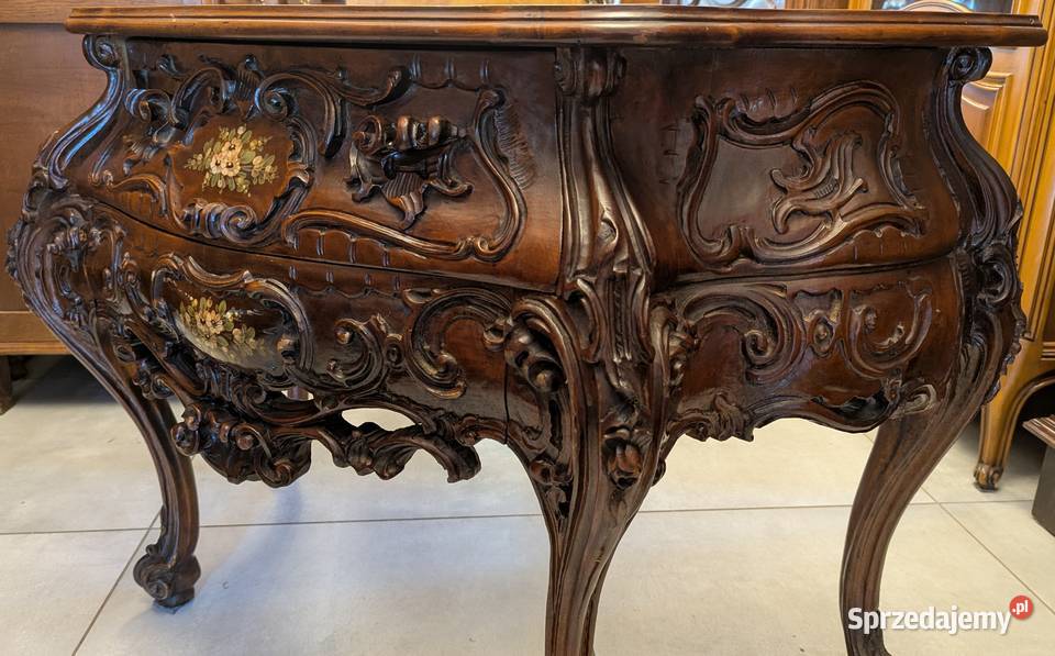 Wspaniała komoda neobarokowa orzech sklep Dąbrowa Górnicza