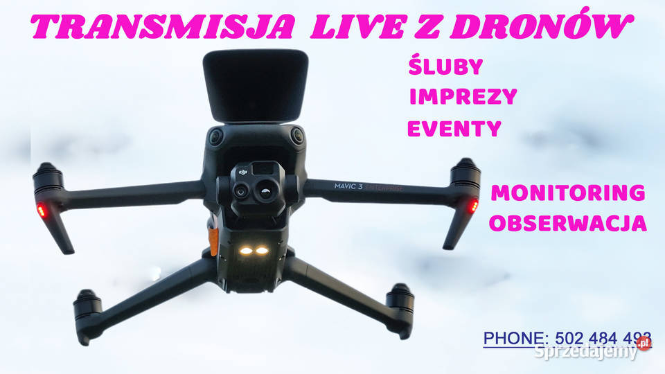 Transmisje LIVE z dronów na YTFBTWITCH Dąbrowa Górnicza