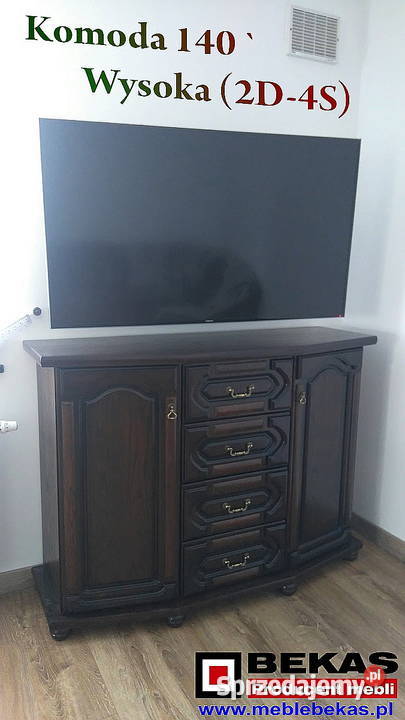 Komoda 140 Wysoka 2D4S Bekas Producent Mebli Toruń