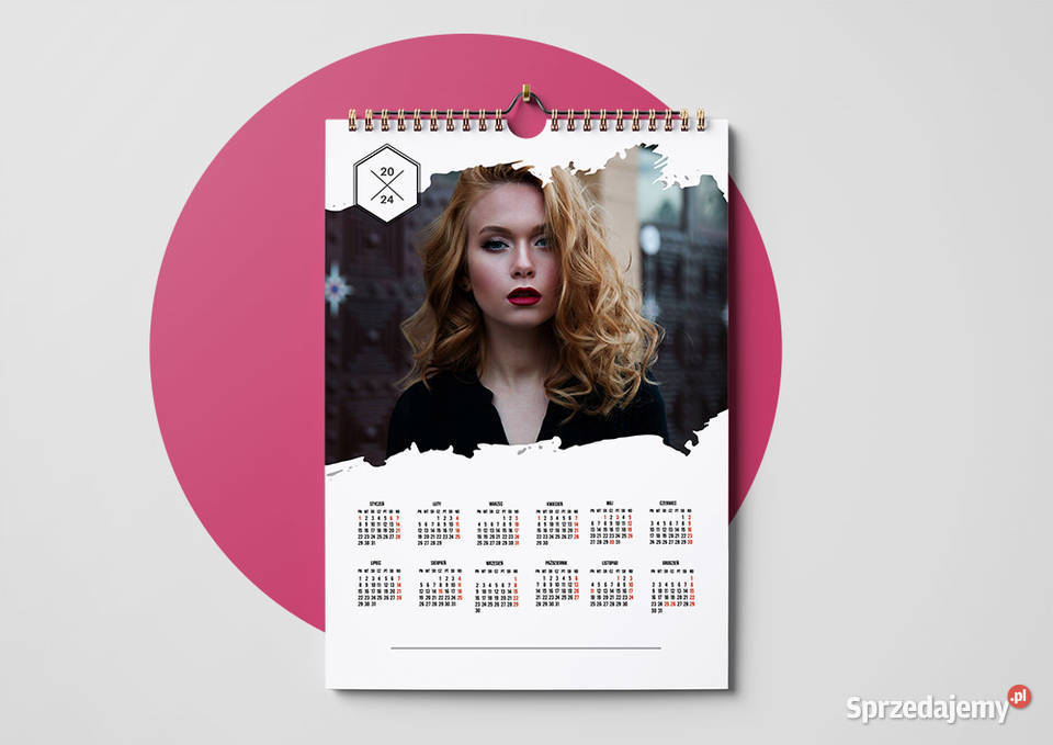 Foto Kalendarze A3 szablony kalendarium 2024 Kraków