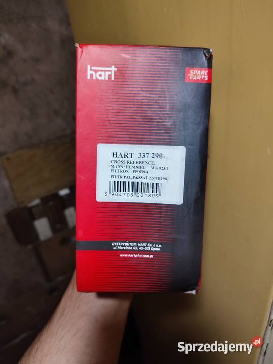 Nowy filtr paliwa HART 337 290 Passat B5 Audi A4 Gliwice sprzedam