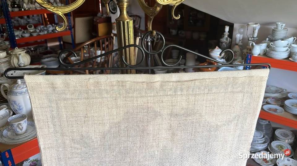 Gobelin Ptaszki wyszywany krzyżykami Do Gdańsk