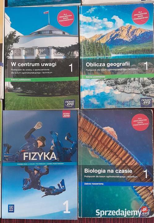 Komplet książki podręcznik do liceum Rok wydania 2019 Konstancin-Jeziorna