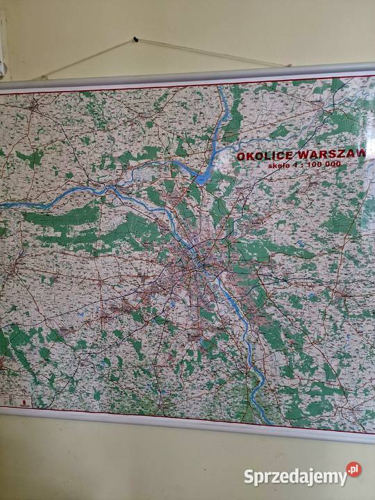 Mapa warszawy i okolic Mapy i przewodniki Kultura i Rozrywka Konstancin-Jeziorna