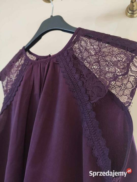 Ciemnofioletowa bluzka Vero Moda podlaskie