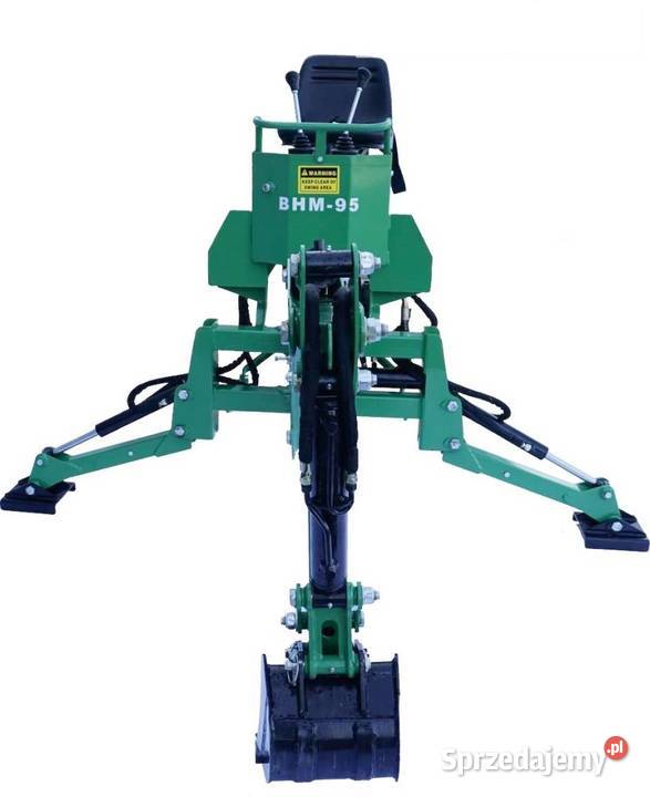 Koparka do ciągnika BHM 95 z własną pompą nieuszkodzony Żurawica