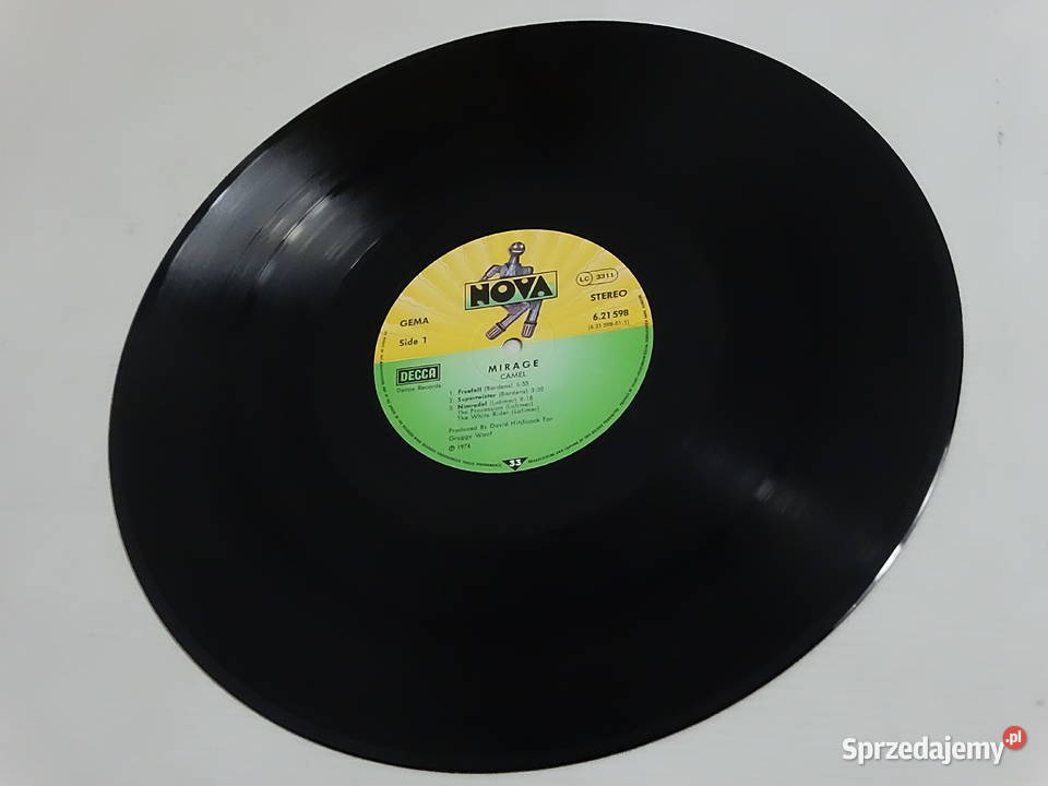 CAMEL Mirage LP Wydanie Niemieckie Nova Decca płyta winylowa Biłgoraj