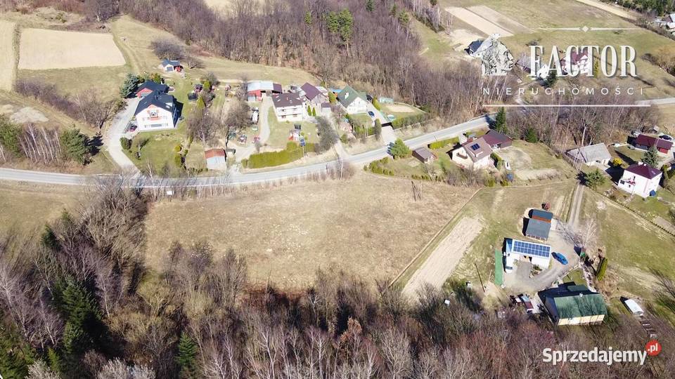 Widokowa działka budowlanorolna 1846 ara Bieśnik